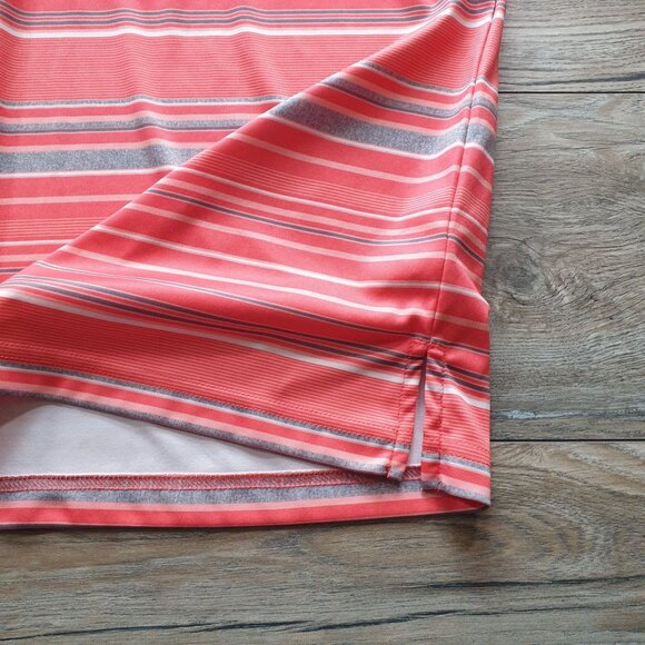 Ben Hogan Performance Men M Striped Polo Shirt Short Sleeve Golf Activewear - Picture 4 of 7